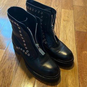 Alexander McQueen embellished boots